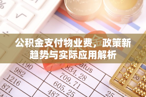 玛多公积金支付物业费，政策新趋势与实际应用解析
