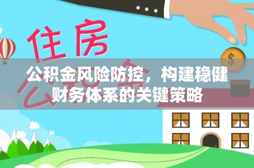 玛多公积金风险防控，构建稳健财务体系的关键策略