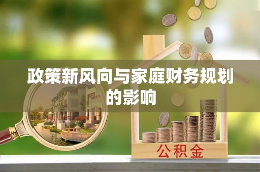 玛多政策新风向与家庭财务规划的影响