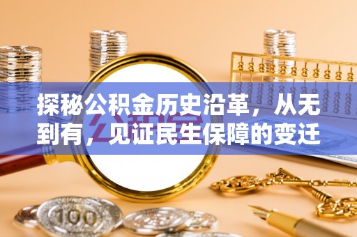玛多探秘公积金历史沿革，从无到有，见证民生保障的变迁