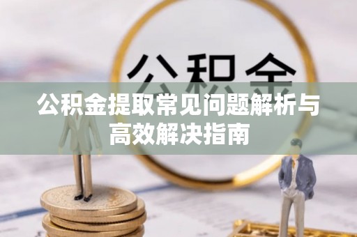 玛多公积金提取常见问题解析与高效解决指南