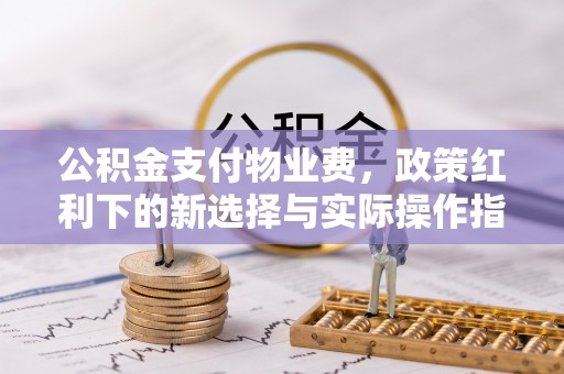 玛多公积金支付物业费，政策红利下的新选择与实际操作指南