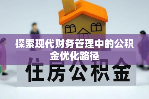 玛多探索现代财务管理中的公积金优化路径