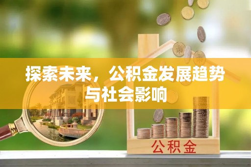 玛多探索未来，公积金发展趋势与社会影响