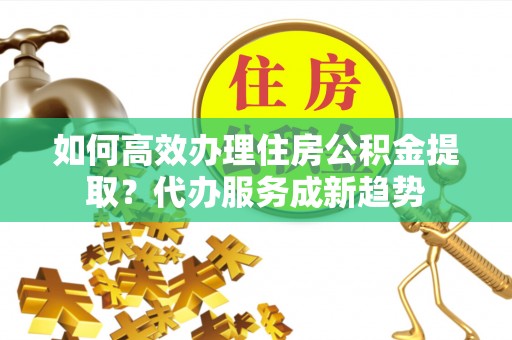 玛多如何高效办理住房公积金提取？代办服务成新趋势