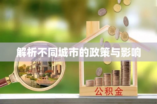 玛多解析不同城市的政策与影响