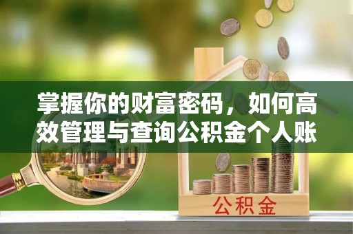 玛多掌握你的财富密码，如何高效管理与查询公积金个人账户信息