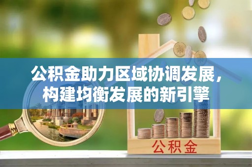 玛多公积金助力区域协调发展，构建均衡发展的新引擎