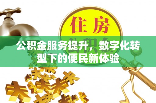 玛多公积金服务提升，数字化转型下的便民新体验