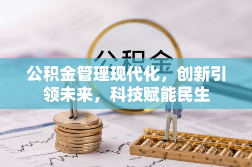 玛多公积金管理现代化，创新引领未来，科技赋能民生