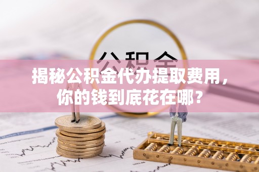 玛多揭秘公积金代办提取费用，你的钱到底花在哪？