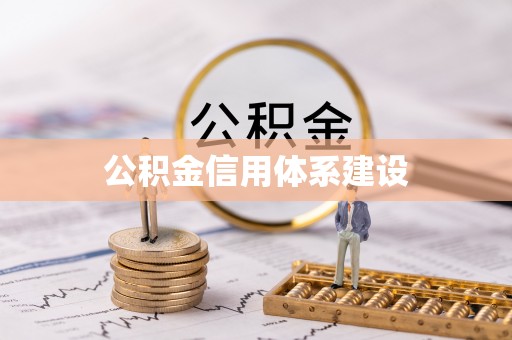玛多公积金信用体系建设