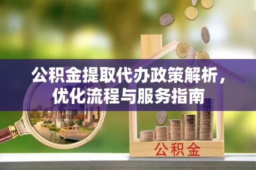 玛多公积金提取代办政策解析，优化流程与服务指南
