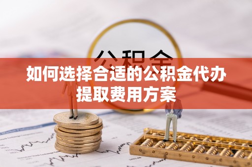 玛多如何选择合适的公积金代办提取费用方案
