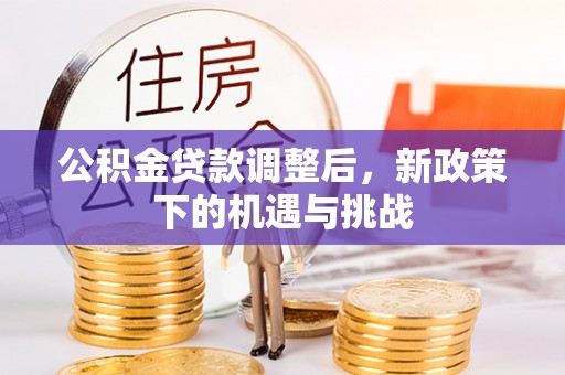 玛多公积金贷款调整后，新政策下的机遇与挑战