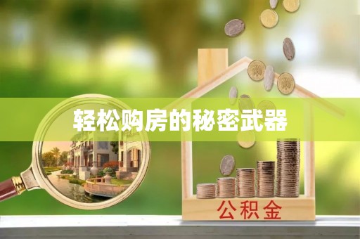 玛多轻松购房的秘密武器