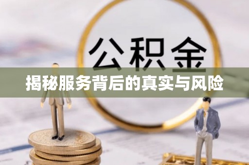 玛多揭秘服务背后的真实与风险