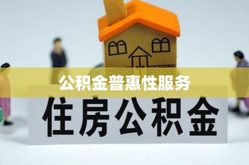 玛多公积金普惠性服务