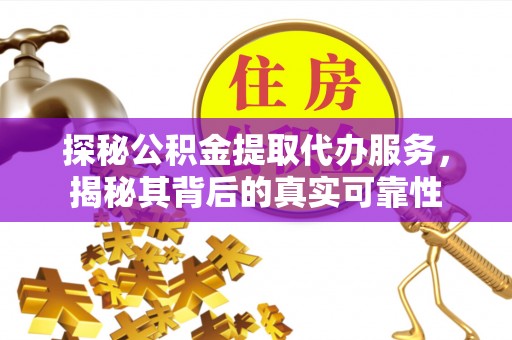 玛多探秘公积金提取代办服务，揭秘其背后的真实可靠性