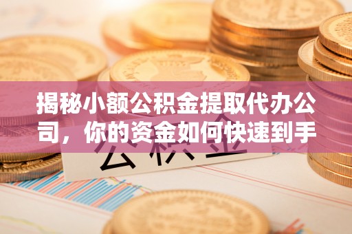 玛多揭秘小额公积金提取代办公司，你的资金如何快速到手？