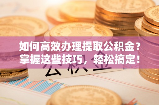 玛多如何高效办理提取公积金？掌握这些技巧，轻松搞定！