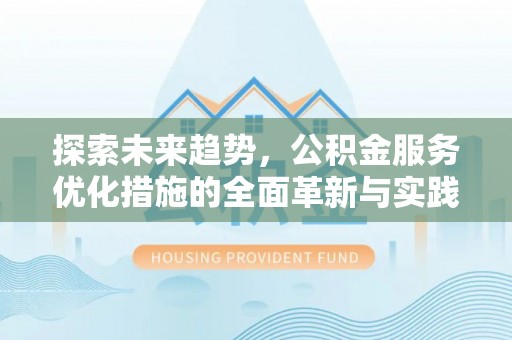 玛多探索未来趋势，公积金服务优化措施的全面革新与实践