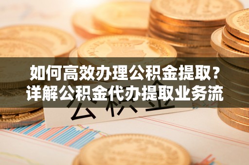 玛多如何高效办理公积金提取？详解公积金代办提取业务流程与优势